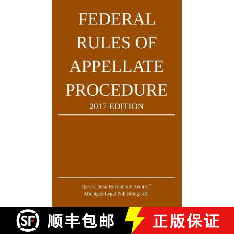 预订 Federal Rules of Appellate Procedure; 2017 Edition [9781942842156]