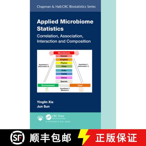 【3-4周达】Applied Microbiome Statistics: Correlation, Association, Interaction and Composition [9780367639709]