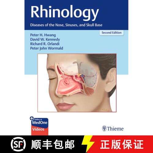 【3-4周达】精装 Rhinology – Diseases of the Nose, Sinuses, and Skull Base [9781626233768]