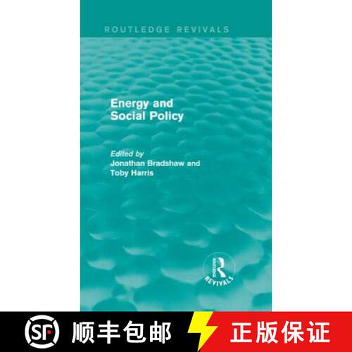 【3-4周达】精装 Energy and Social Policy (Routledge Revivals) [9781138833159]