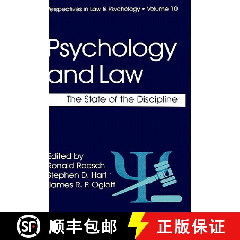 【3-4周达】Psychology and Law: The State of the Discipline [9780306459498]