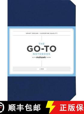 【3-4周达】Go-To Notebook with Mohawk Paper, Midnight Blue Lined: (Lined Notebooks, Notebook with Lin... [9781452178080]