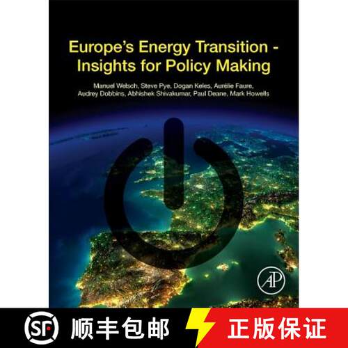 【3-4周达】Europe’s Energy Transition: Insights for Policy Making [9780128098066]