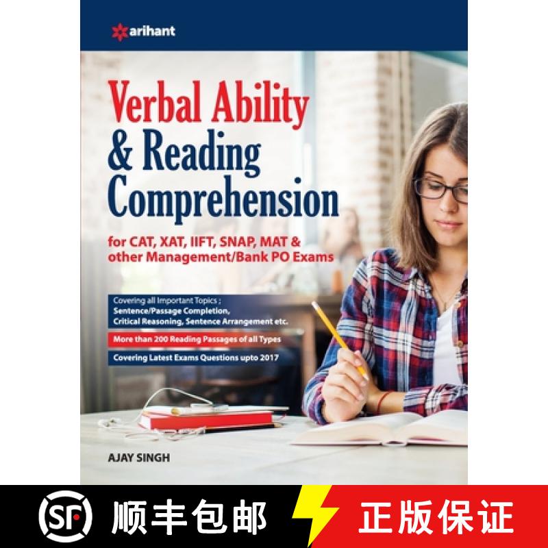 【2-3周达】Mastering the Verbal Ability for Cat Common Admission Test [9789312145753]