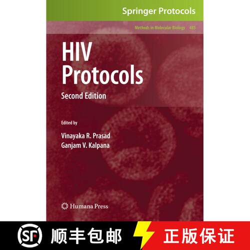 【3-4周达】HIV Protocols: Second Edition (Softcover reprint of hardcover 2nd ed. 2009) [9781617378089]