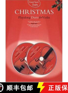 【3-4周达】Guest Spot: Christmas Playalong Duets For Violin [9780711990685]