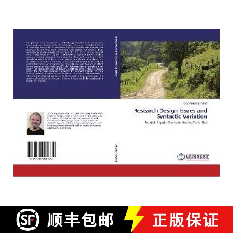 预订 Research Design Issues and Syntactic Variation [9783330090132]