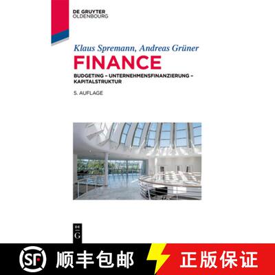【3-4周达】Finance：Investition – Unternehmensfinanzierung – Kapitalstruktur [9783110472219]