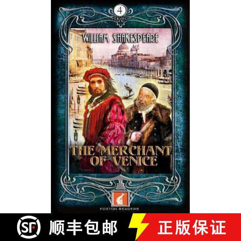 【3-4周达】Merchant of Venice - Foxton Readers Level 4 - 1300 Headwords (B1/B2) Graded ELT / ESL / EA... [9781911481249]
