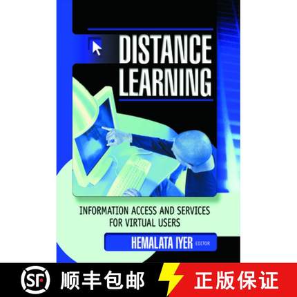 【3-4周达】Distance Learning: Information Access and Services for Virtual Users [9780789020536]
