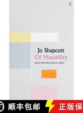 【3-4周达】Of Mutability [9780571352357]
