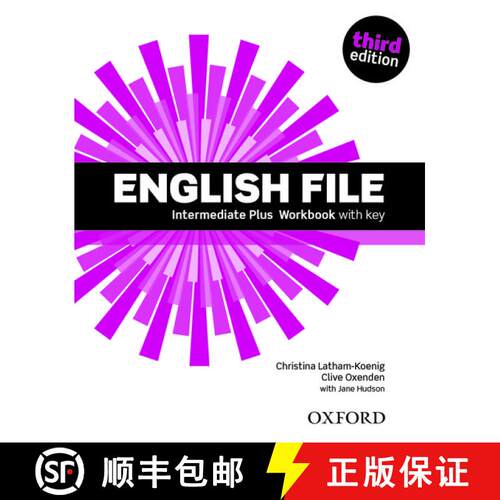 【3-4周达】English File, 3rd Edition Intermediate Plus: Workbook with Key [9780194558112]