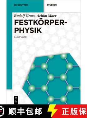 预订 Festkörperphysik [9783110782349]