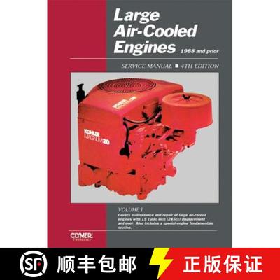 【3-4周达】Proseries Large Air Cooled Engine Service Manual (1988 & Prior) Vol. 1 [9780872883307]