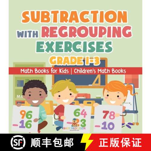 【3-4周达】Subtraction with Regrouping Exercises - Grade 1-3 - Math Books for Kids | Children's Math ... [9798869441706]