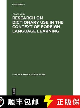 预订 Research on Dictionary Use in the Context of Foreign Language Learning: Focus on Reading Compreh... [9783484391062]