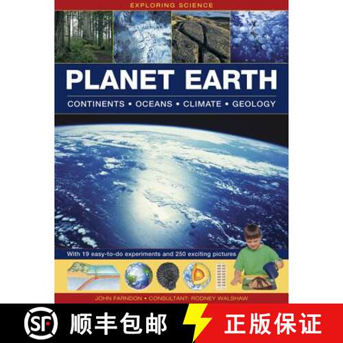 【3-4周达】精装 Exploring Science: Planet Earth: Continents, Oceans, Climate, Geology; With 19 Easy-T... [9781861474025]
