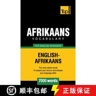 English 9781787164840 3周达 words 7000 speakers for vocabulary Afrikaans