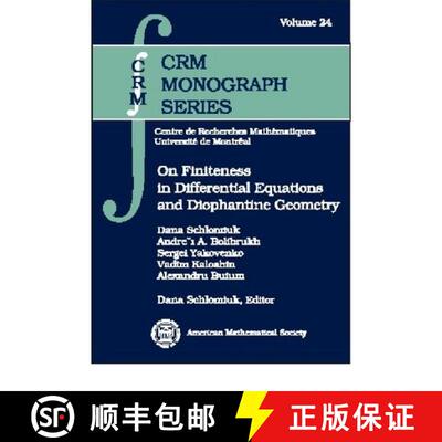 【3-4周达】精装 On Finiteness in Differential Equations and Diophantine Geometry [9780821828052]