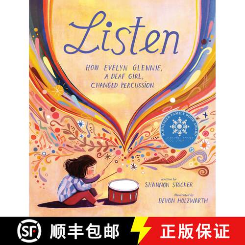 【3-4周达】精装 Listen: How Evelyn Glennie, a Deaf Girl, Changed Percussion [9780593109694]