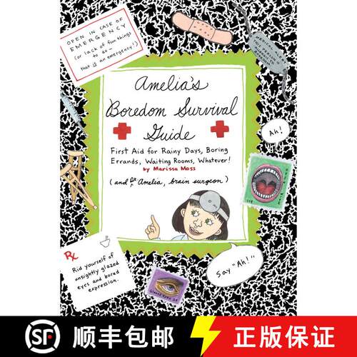 【3-4周达】Amelia's Boredom Survival Guide: First Aid for Rainy Days, Boring Errands, Waiting Rooms, ... [9781442483699]