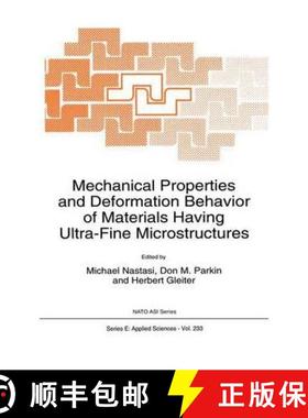 【3-4周达】Mechanical Properties and Deformation Behavior of Materials Having Ultra-fine Microstructu... [9780792321958]