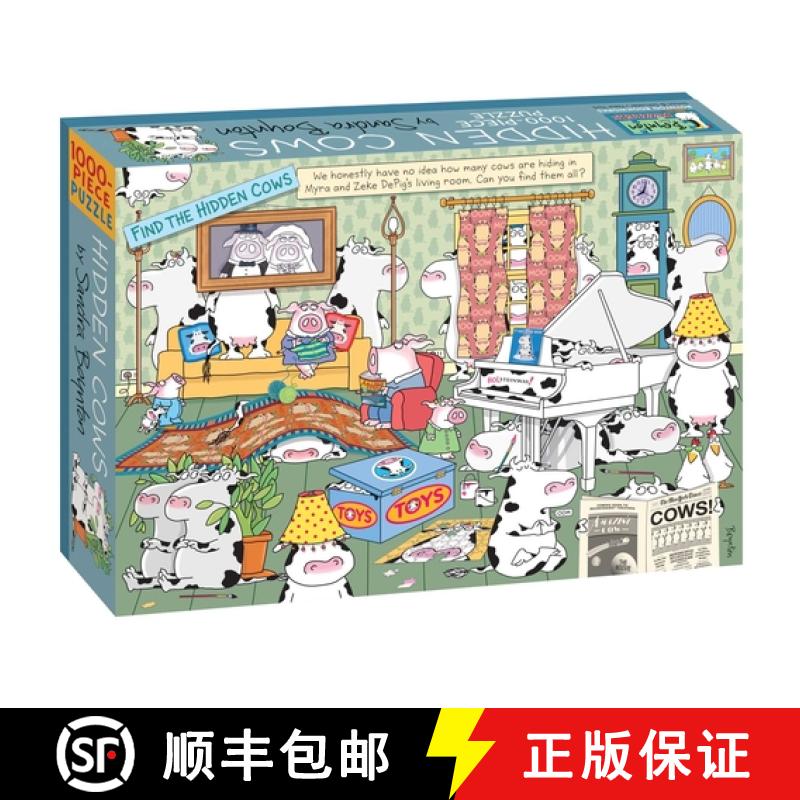 【3-4周达】Hidden Cows: 1000-Piece Puzzle [9781665938501]