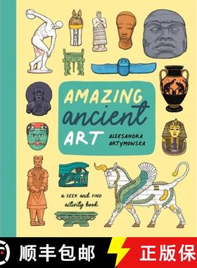 【3-4周达】Amazing Ancient Art: A Seek-And-Find Activity Book [9781787418042]