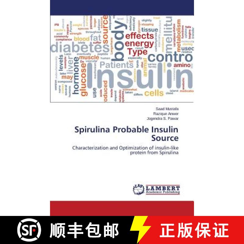 预订 Spirulina Probable Insulin Source [9783659744648]