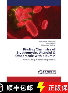 【3-4周达】Binding Chemistry of Erythromycin, Atenolol & Omeprazole with albumin [9783659405105]