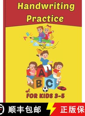 预订 Handwriting Practice For Kids 3 -5 : Preschool Writing Practice [9781914419614]