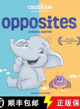 【3-4周达】Canticos Opposites: Bilingual Firsts [9781945635519]