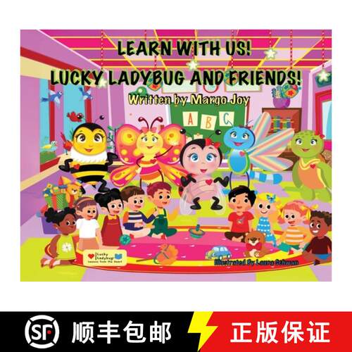 【3-4周达】精装 Learn With Us! Lucky Ladybug and Friends!: Lucky Ladybug [9781955447362]