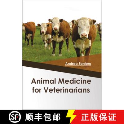 【3-4周达】精装 Animal Medicine for Veterinarians [9781682864418]