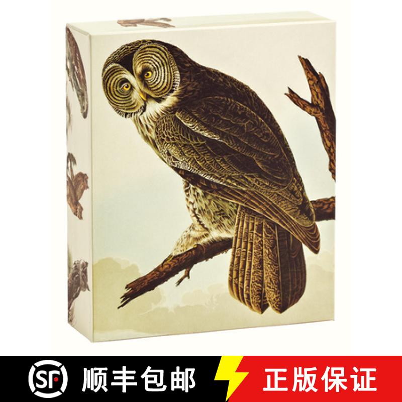 【3-4周达】Teneues - Quicknotes: Audubon Owls, Notecards, 20 Full Color Notecards, 20 Classic White E... [9781623258894]