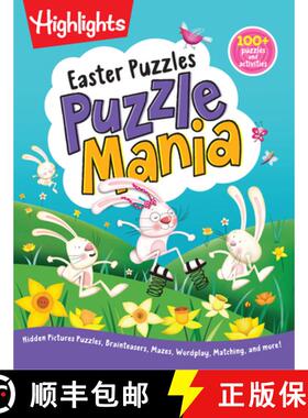 【3-4周达】Easter Puzzles: Easter Puzzles (Highlights Puzzlemania Activity Books) Over 100 Easter Puz... [9781629797007]