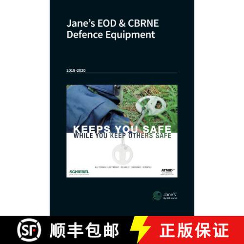 预订 精装 简氏EOD与CBRNE防护装备 Jane’s EOD & CBRNE Defence Equipment 2019-2020 [9780710633293]