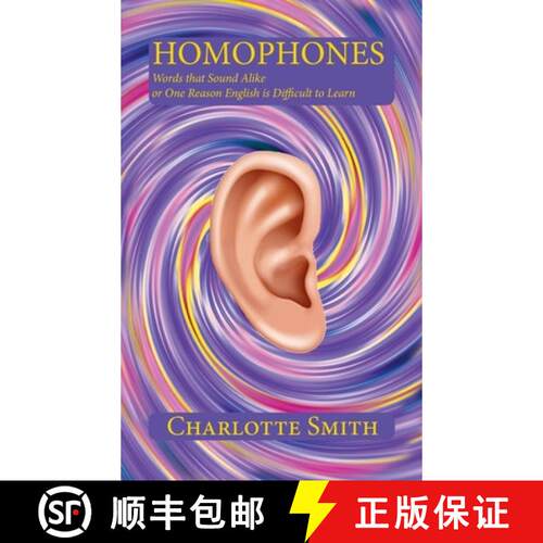 【3-4周达】精装 Homophones: Words that Sound Alike or One Reason English is Difficult to Learn [9781632934246]