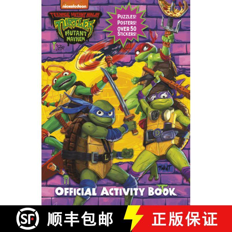 预订 Teenage Mutant Ninja Turtles: Mutant Mayhem: The Official Activity Book [9780593646861]