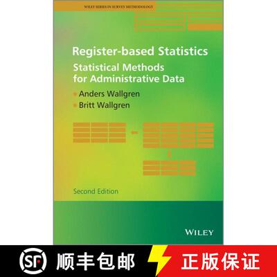 【3-4周达】精装 Register-Based Statistics - Statistical Methods For Administrative Data, 2E [Wiley统... [9781119942139]