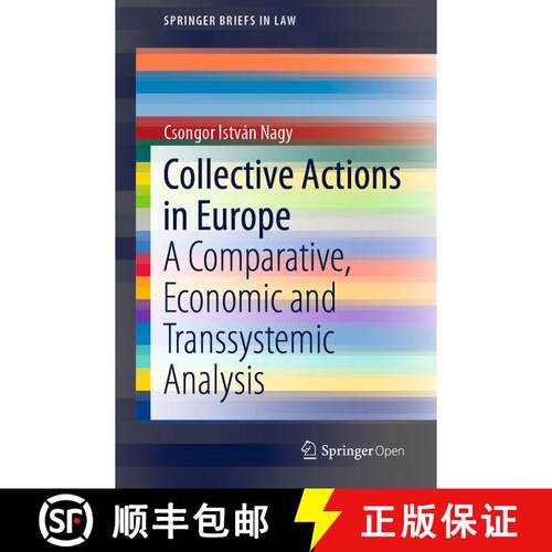 【3-4周达】Collective Actions in Europe : A Comparative, Economic and Transsystemic Analysis [9783030242213]