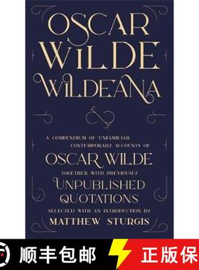 【3-4周达】Wildeana (riverrun editions) [9781529406740]