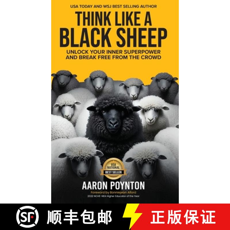 【2-3周达】Think Like A Black Sheep: Unlock Your Inner Superpower And Break Free From The Crowd [9781637353097]