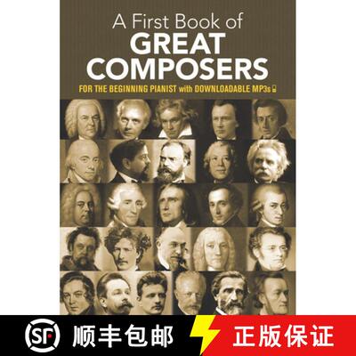 【3-4周达】My First Book of Great Composers: 26 Themes by Bach, Beethoven, Mozart and Others in Easy ... [9780486427560]