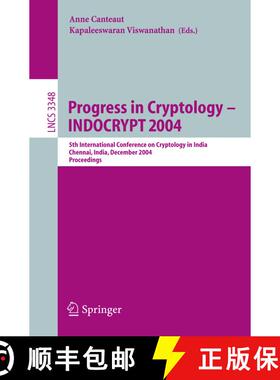 【3-4周达】Progress in Cryptology - INDOCRYPT 2004 : 5th International Conference on Cryptology in In... [9783540241300]