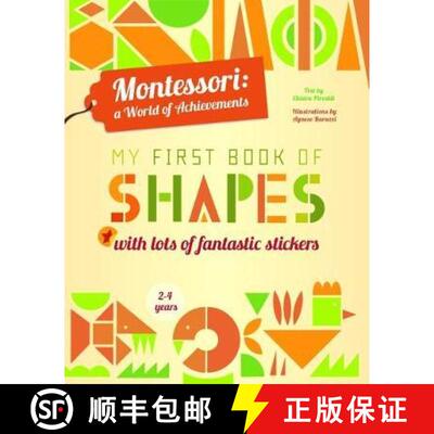【3-4周达】My First Book of Shapes: Montessori, a World of Achievements: My First Book of Shapes [9788854411371]