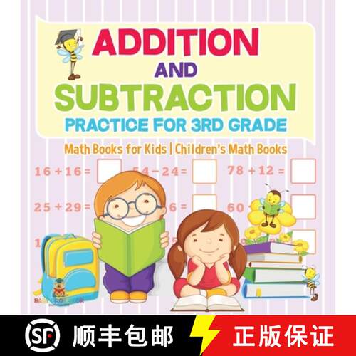 【3-4周达】Addition and Subtraction Practice for 3rd Grade - Math Books for Kids | Children's Math Books [9798869441614]