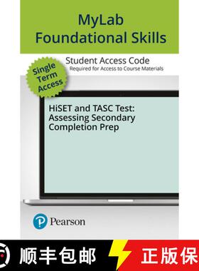 【3-4周达】Mylab Foundational Skills Without Pearson Etext for Hiset and Tasc Prep--Standalone Access... [9780134195926]