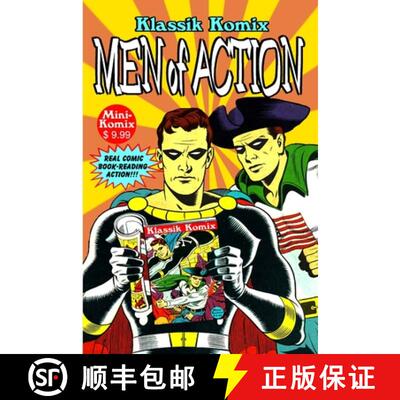 【3-4周达】Klassik Komix: Men Of Action [9781387212781]