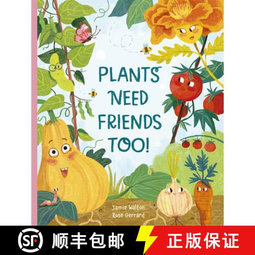 【3-4周达】精装 Plants Need Friends Too! [9781805704256]